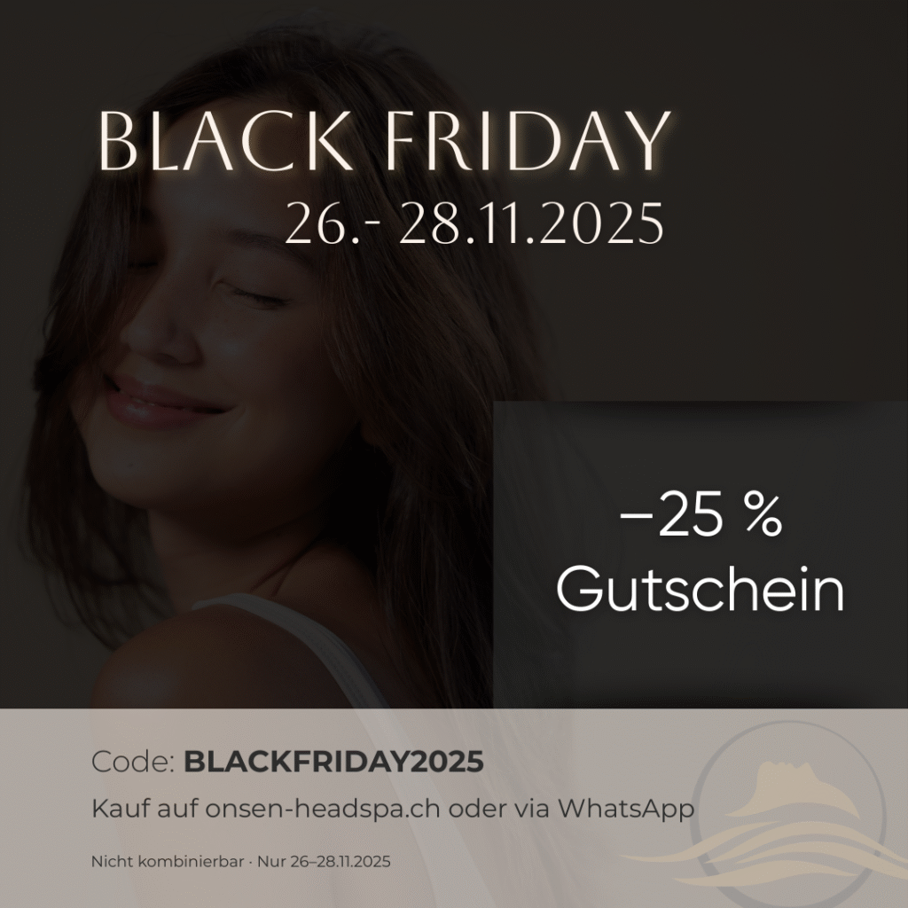 Onsen Head Spa Baden Black Friday Gutschein Angebot