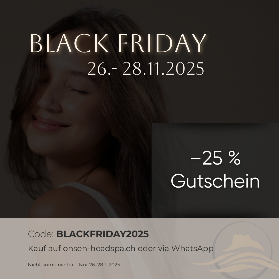Onsen Head Spa Baden Black Friday Gutschein Angebot
